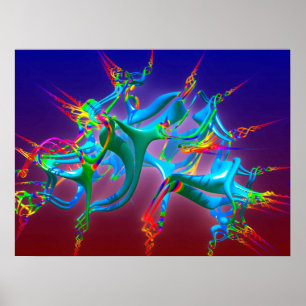 Neurons Connection Poster