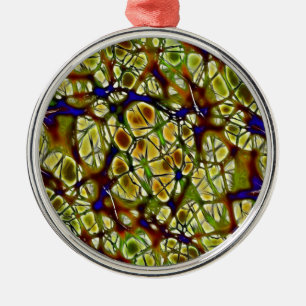 Neurons Metal Tree Decoration