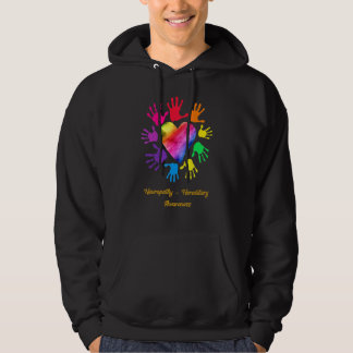 Neuropathy Hereditary Awareness Hands Hoodie