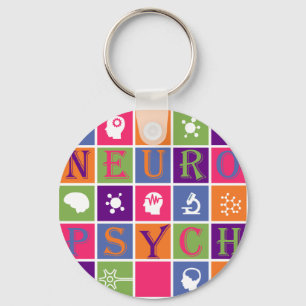 Neuropsychology - Gifts for Neuropsychologists Key Ring