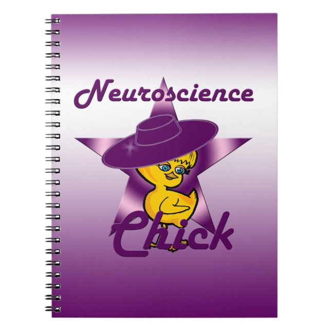 Neuroscience Chick #9 Spiral Notebook (Front)