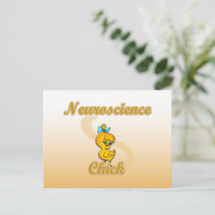 Neuroscience Chick Postcard