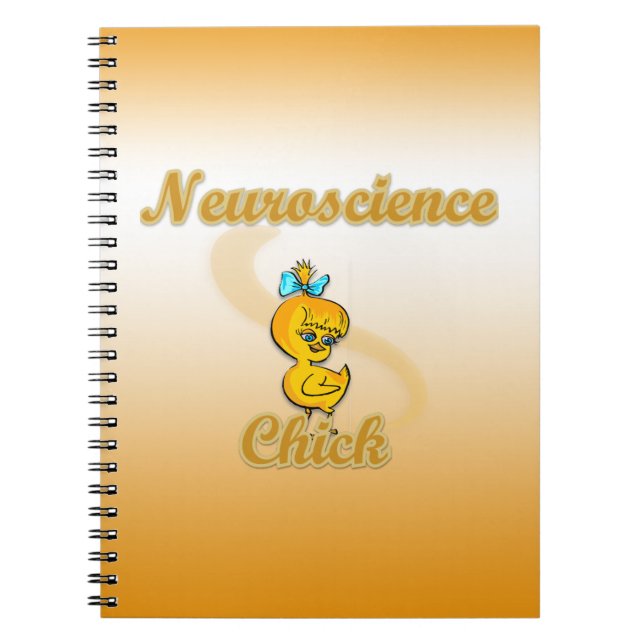 Neuroscience Chick Spiral Notebook (Front)
