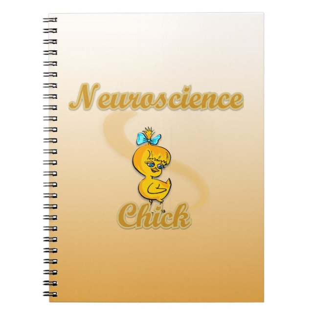 Neuroscience Chick Spiral Notebook (Front)