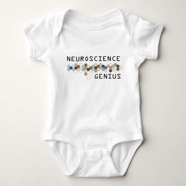 Neuroscience Genius Baby Bodysuit (Front)
