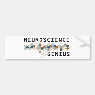 Neuroscience Genius Bumper Sticker