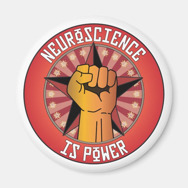 Neuroscience Is Power Magnet (Front)