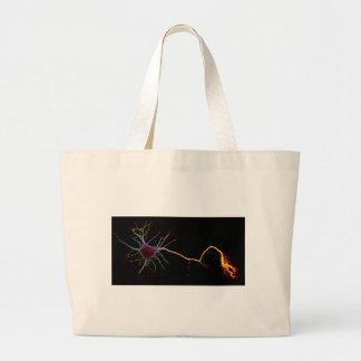 Neuroscience, neuron, science large tote bag