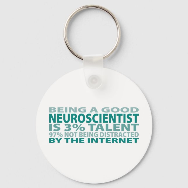 Neuroscientist 3% Talent Key Ring (Front)