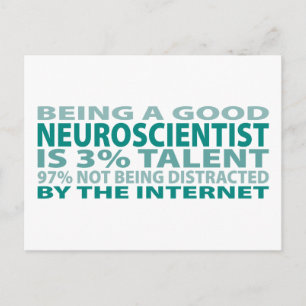 Neuroscientist 3% Talent Postcard