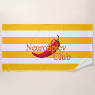 Neurospicy Beach Towel