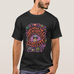 Neurospicy Funny Neurodivergent ADHD ASD Autism T-Shirt
