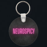 Neurospicy Neon Keychain<br><div class="desc">Neurospicy Neon Keychain
Neurodiversity</div>