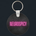 Neurospicy Neon Keychain<br><div class="desc">Neurospicy Neon Keychain
Neurodiversity</div>