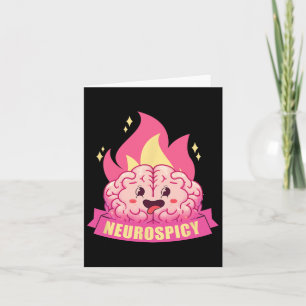 Neurospicy Neurodiversity Adhd Asd Autism Kawaii B Card