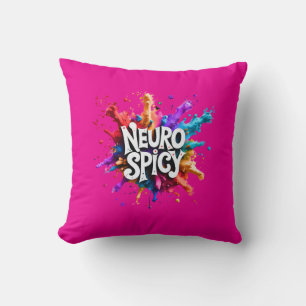 NEUROSPICY neurodiversity autism adhd dyslexia Cushion