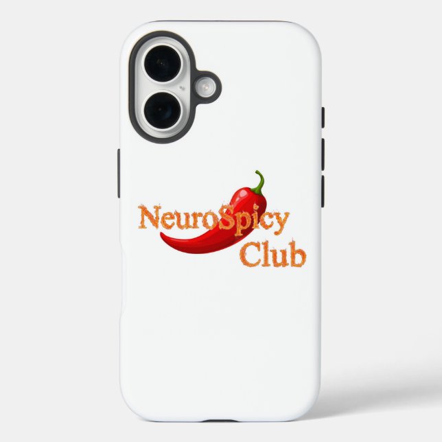 Neurospicy phone case (Back)