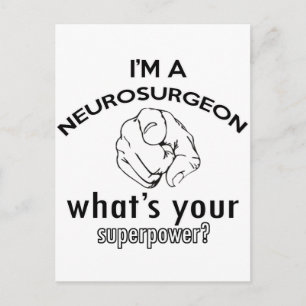 neurosurgeon design postcard