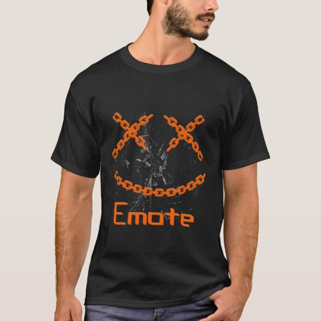 Neurotic Design Chained Emotions (Orange) T-Shirt (Front)