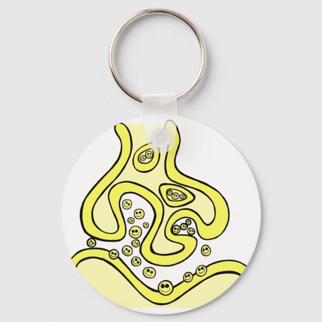 Neurotransmitters Keychain (Front)