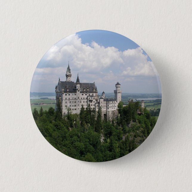 Neuschwanstein Castle Button (Front)