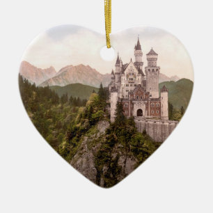 NEUSCHWANSTEIN CASTLE CERAMIC TREE DECORATION