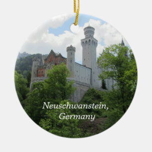 Neuschwanstein Castle Ceramic Tree Decoration