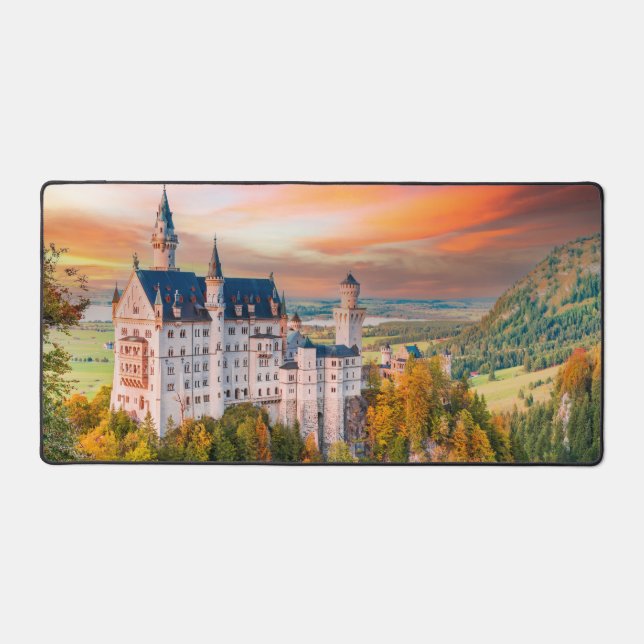 Neuschwanstein castle desk mat (Front)