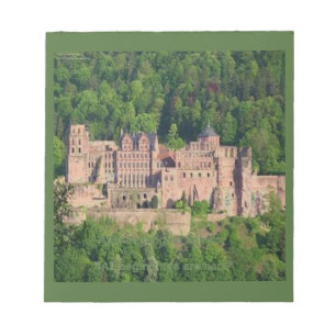 Neuschwanstein Castle Frankfurt & German Quote Notepad
