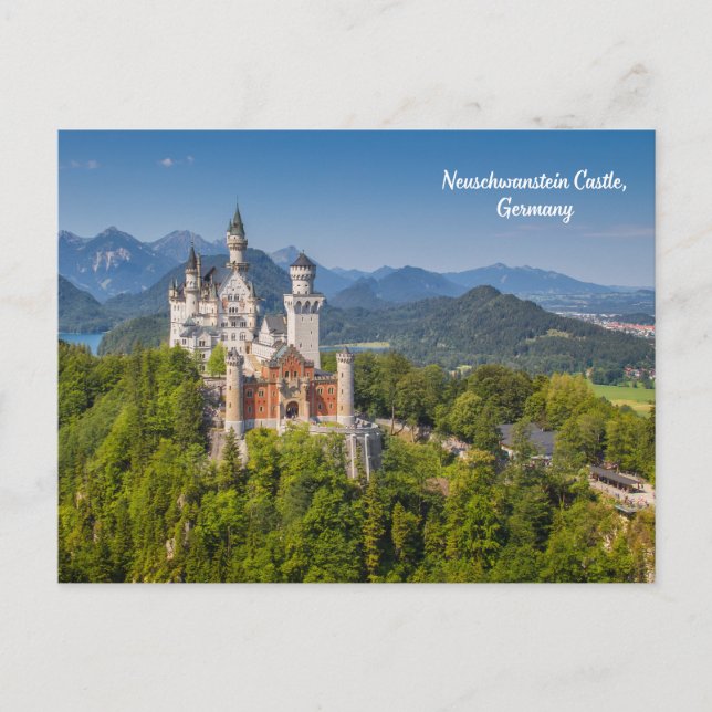 Neuschwanstein Castle, Germany Bavaria Postcard (Front)