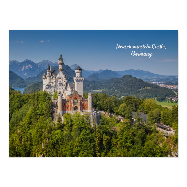 Neuschwanstein Castle, Germany Bavaria Poster (Front)