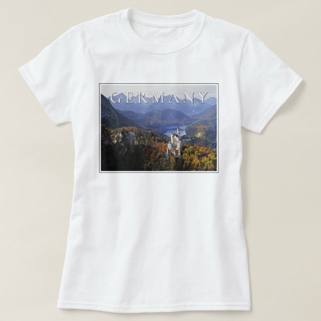 Neuschwanstein Castle | Germany, Bavaria T-Shirt (Design Front)