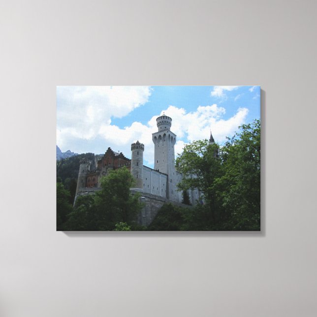 Neuschwanstein Castle - Germany Canvas Print (Front)