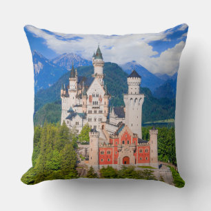 Neuschwanstein Castle Germany Cushion