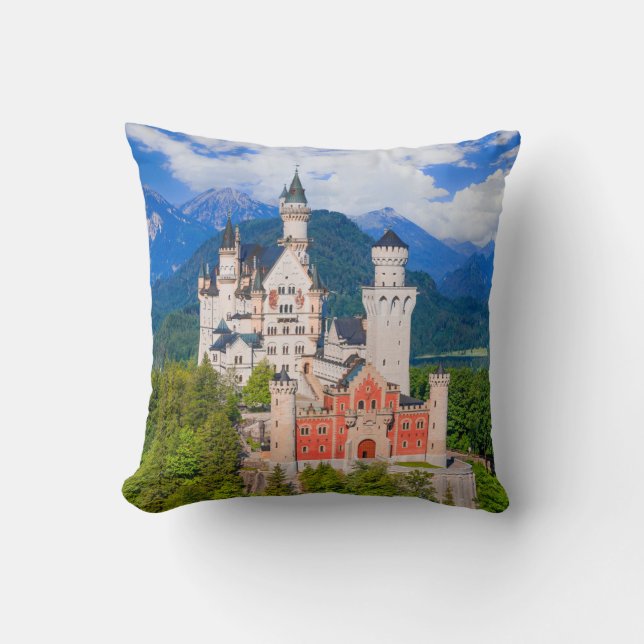 Neuschwanstein Castle Germany Cushion (Front)
