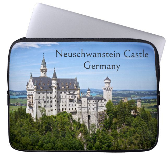 Neuschwanstein Castle Germany Laptop Sleeve (Front)