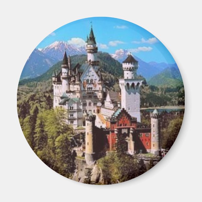 neuschwanstein castle - germany magnet (Front)