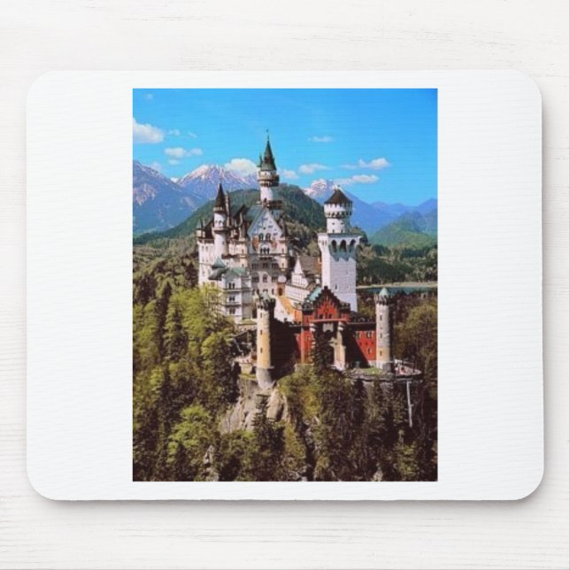 neuschwanstein castle - germany mouse pad (Front)