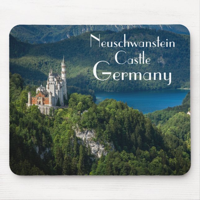 Neuschwanstein Castle Germany Mouse Pad (Front)