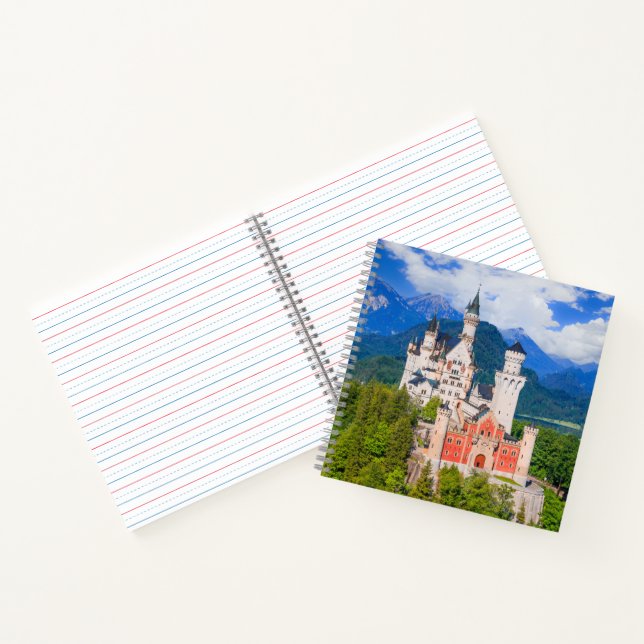 Neuschwanstein Castle Germany Notebook (Inside)