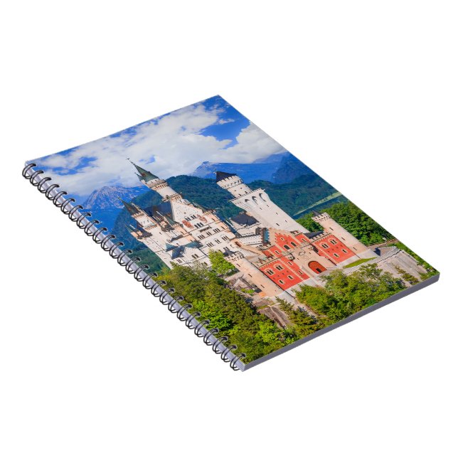 Neuschwanstein Castle Germany Notebook (Right Side)