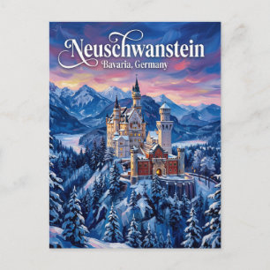 Neuschwanstein Castle Germany Postcard