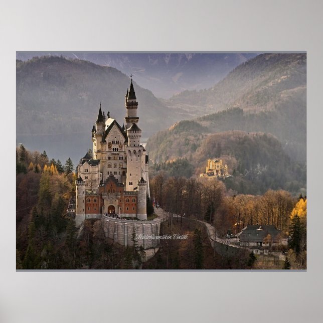 Neuschwanstein Castle, Germany Poster (Front)