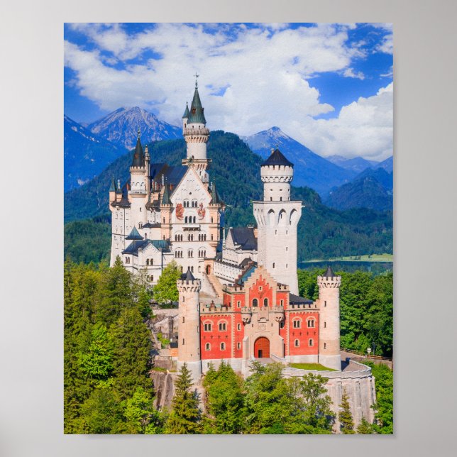 Neuschwanstein Castle Germany Poster (Front)