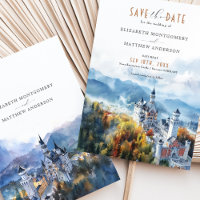 Neuschwanstein Castle Germany Save the Date Card