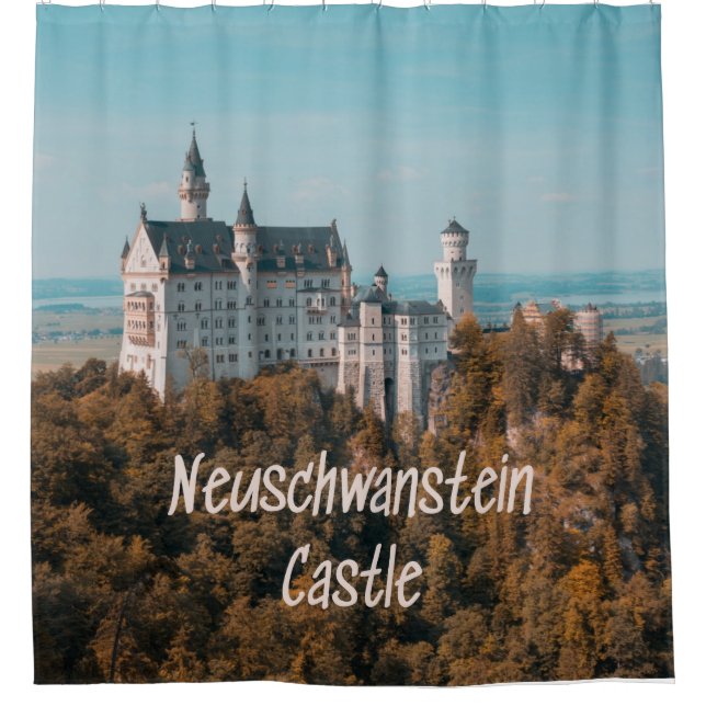 Neuschwanstein Castle Germany Shower Curtain (Front)