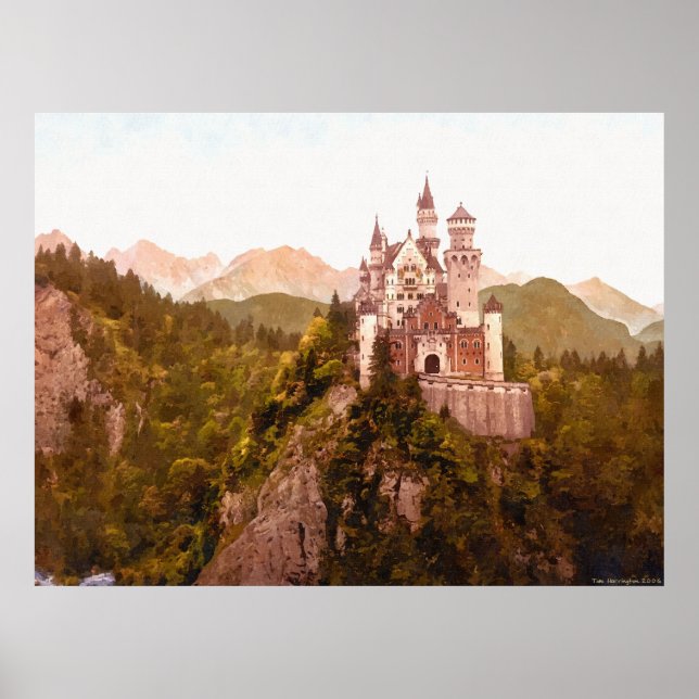 Neuschwanstein Castle II Poster (Front)