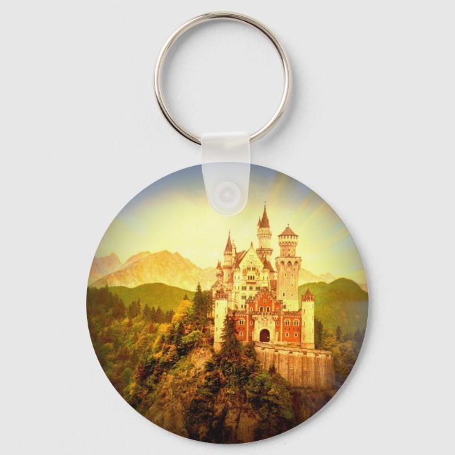 Neuschwanstein Castle Key Ring (Front)