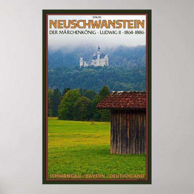 Neuschwanstein Castle Poster (Front)