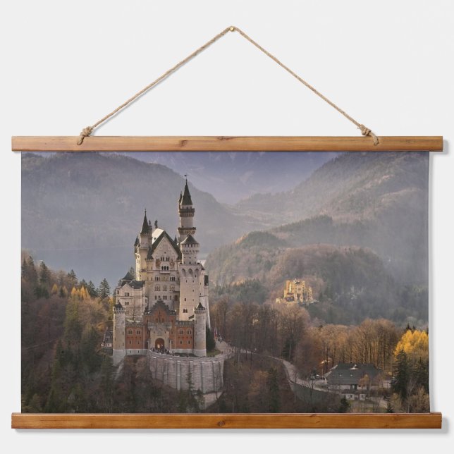 Neuschwanstein Castle, Schwangau, Germany Hanging  Hanging Tapestry (Front)